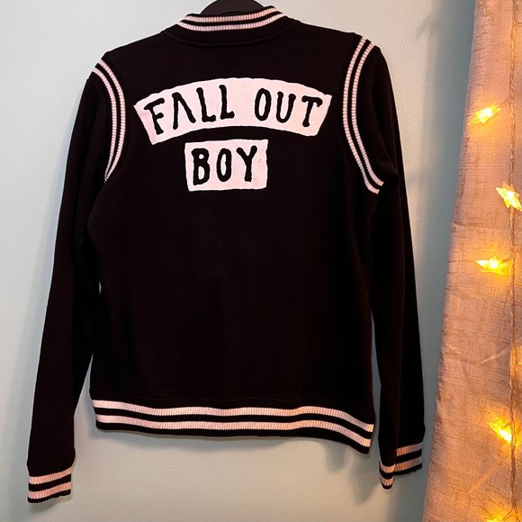 Official FALL OUT BOY Varsity Jacket Merch - Picture 1 of 6